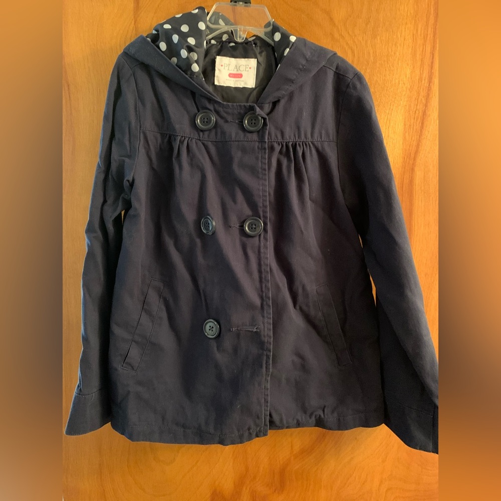 Girls Children’s Place hooded lightweight Jacket.